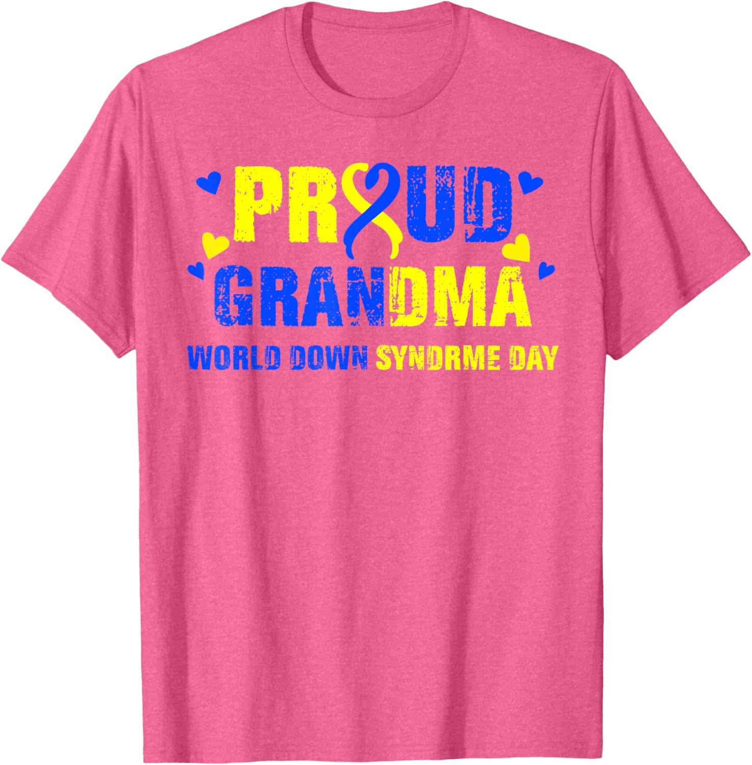Down Syndrome Grandma Awareness T-Shirt for Proud Family Members - 16