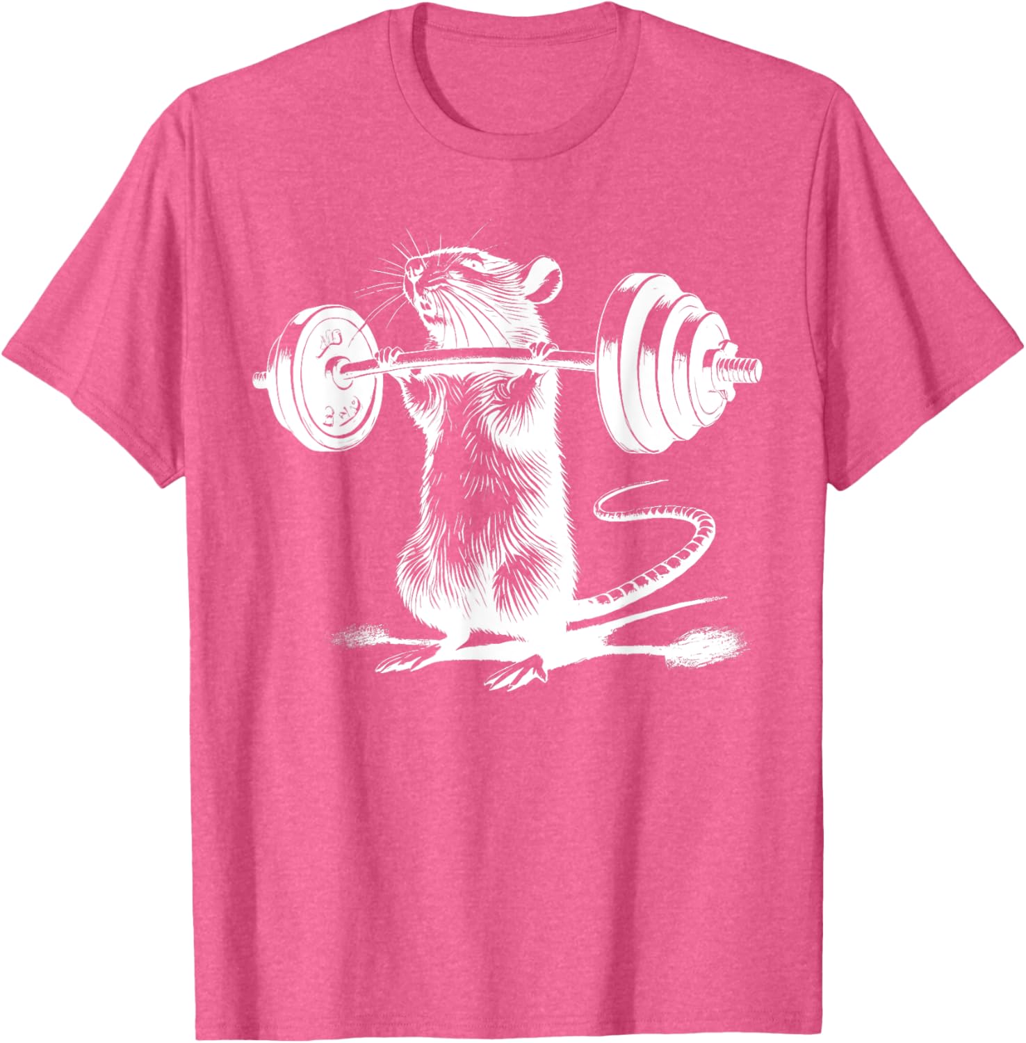Retro Gym Rat Fitness T-Shirt for Bodybuilding and Weight Lifting Fans - 6