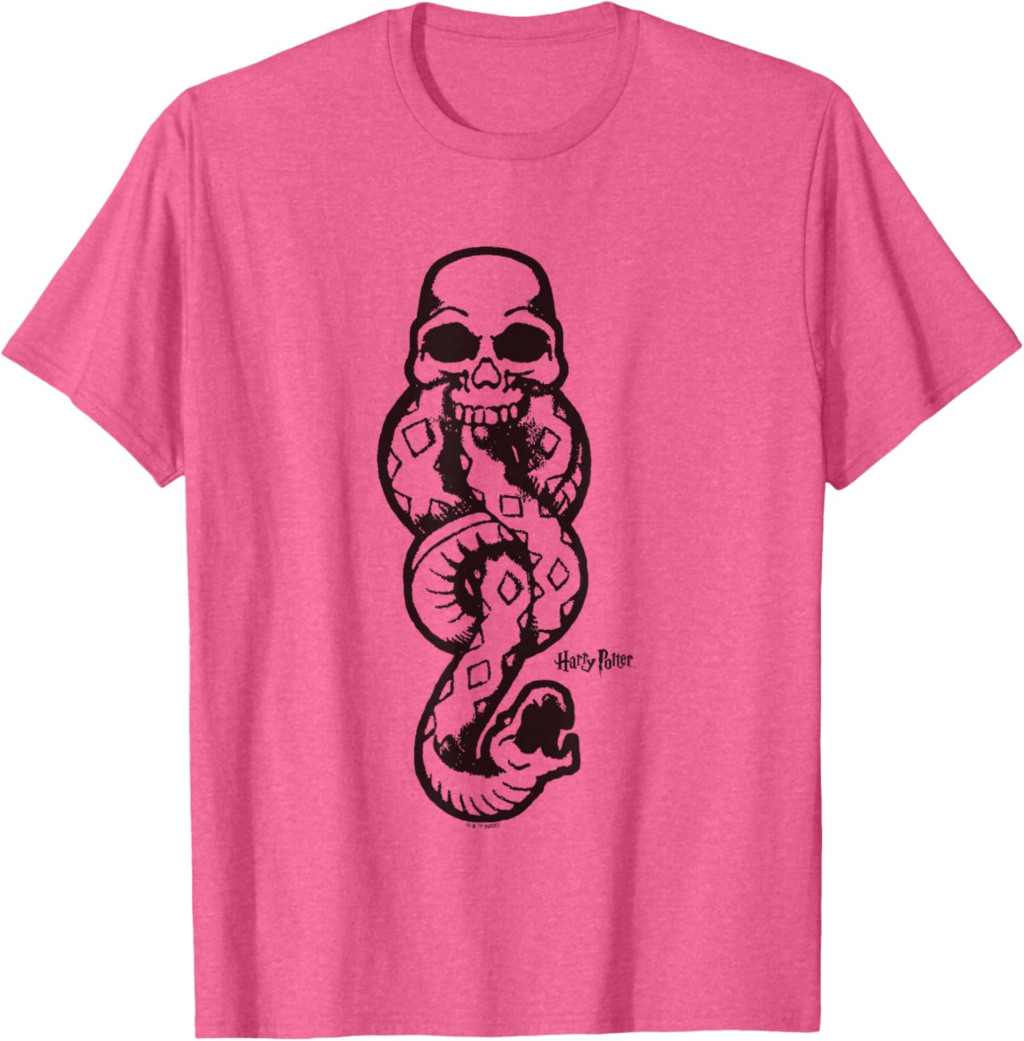 Harry Potter Dark Mark Tonal Logo T-Shirt for Fans of the Wizarding World - 13