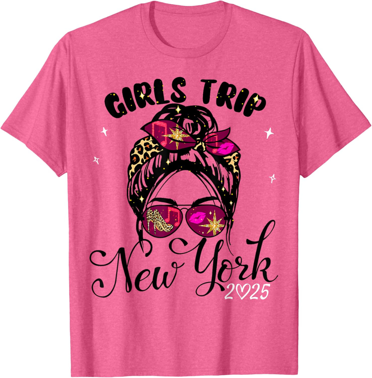 Girls Trip New York 2025 T-Shirt for Women's Birthday Weekend Fun - 4