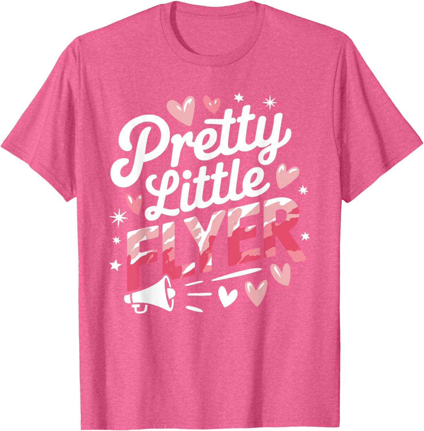 Pretty Little Flyer Cheerleader T-Shirt for Fans and Cheerleading Enthusiasts - 24