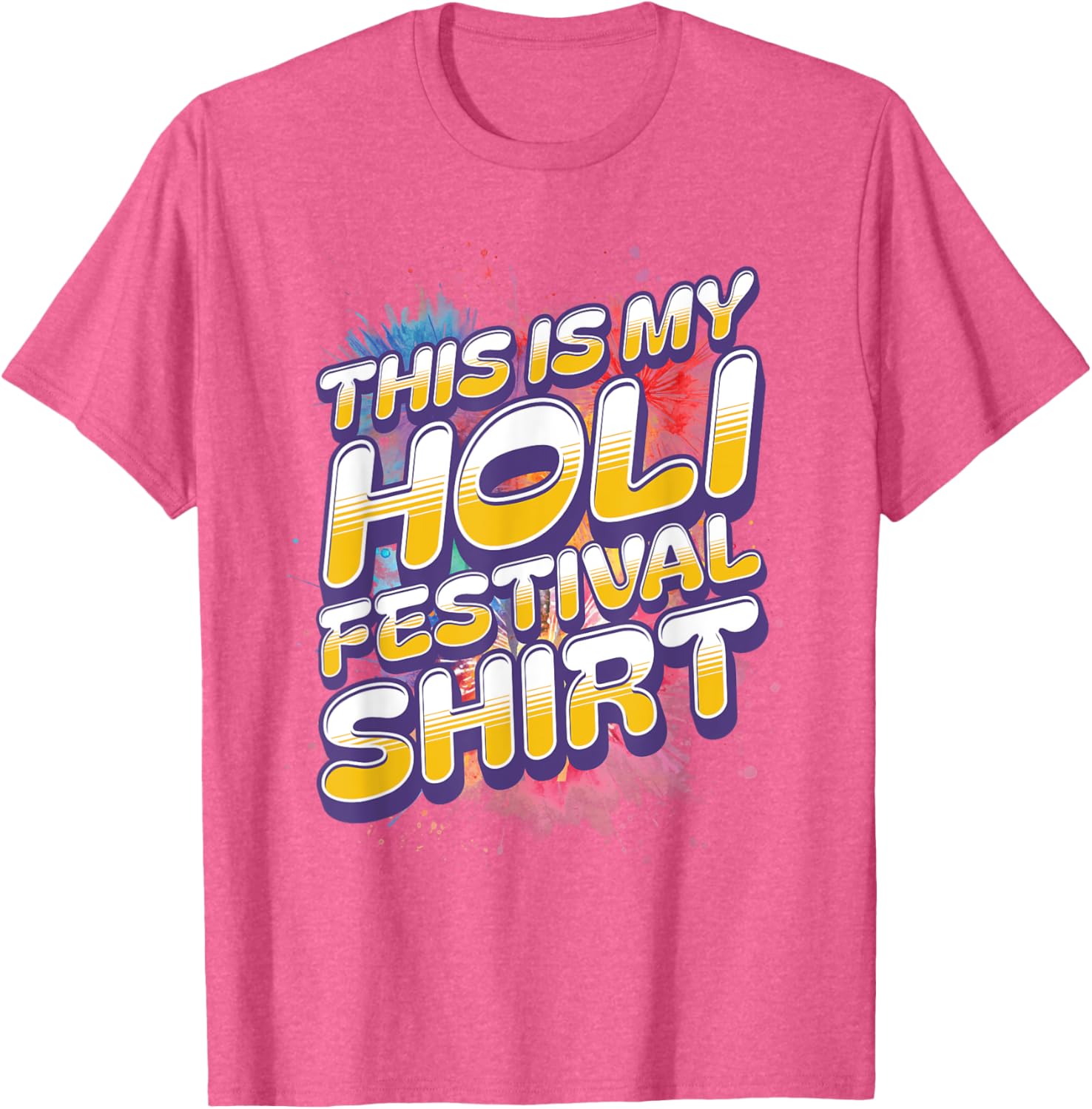 Colorful Holi Festival Shirt for Men and Women - Celebrate in Style - 13
