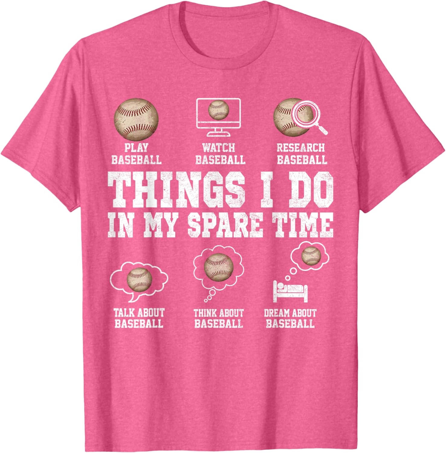 Funny Baseball Player T-Shirt for Fans Perfect for Spare Time Fun - 22