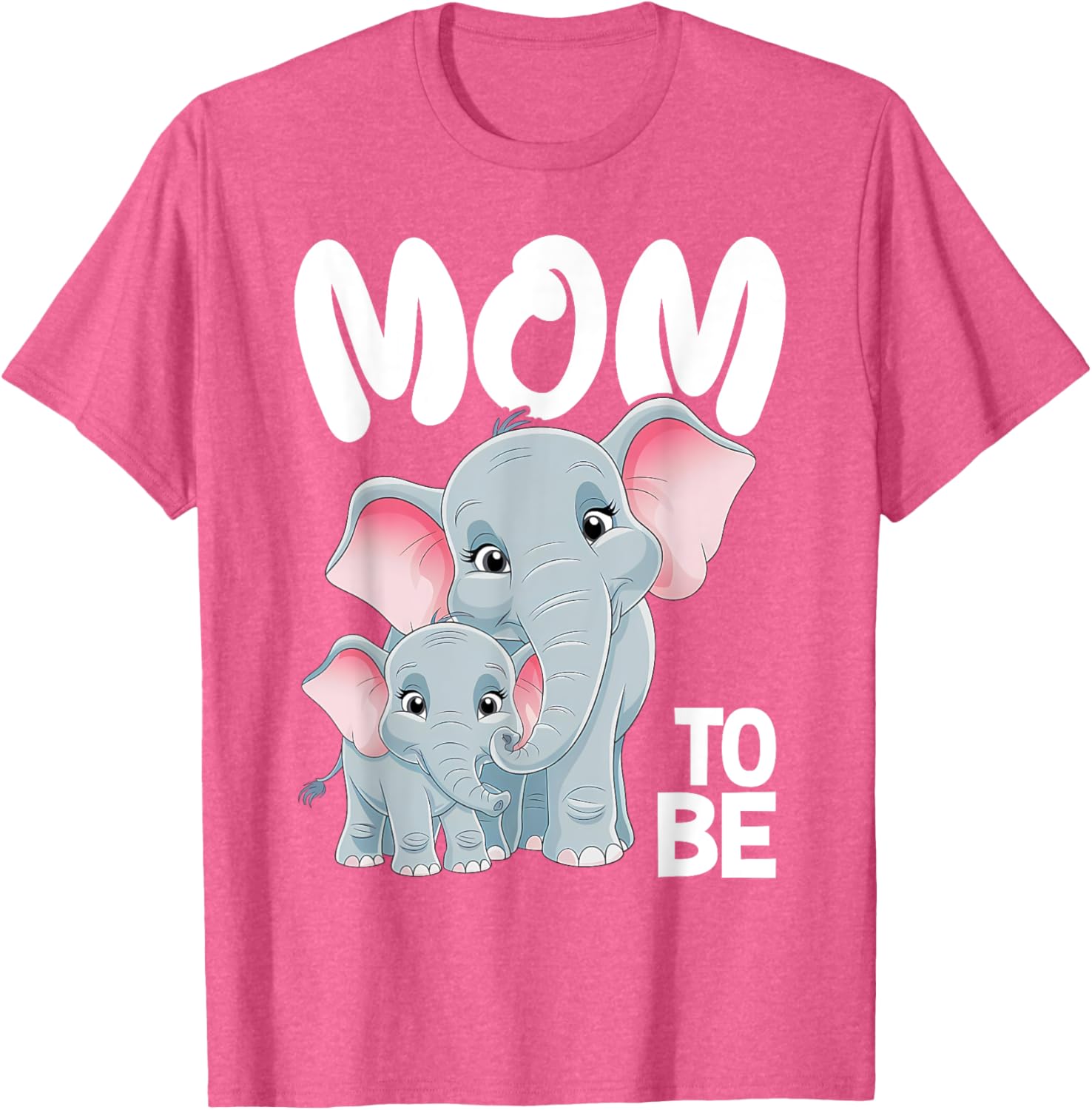 Soon Mom to Be Elephants Baby Shower Gender Reveal T-Shirt for Women - 7