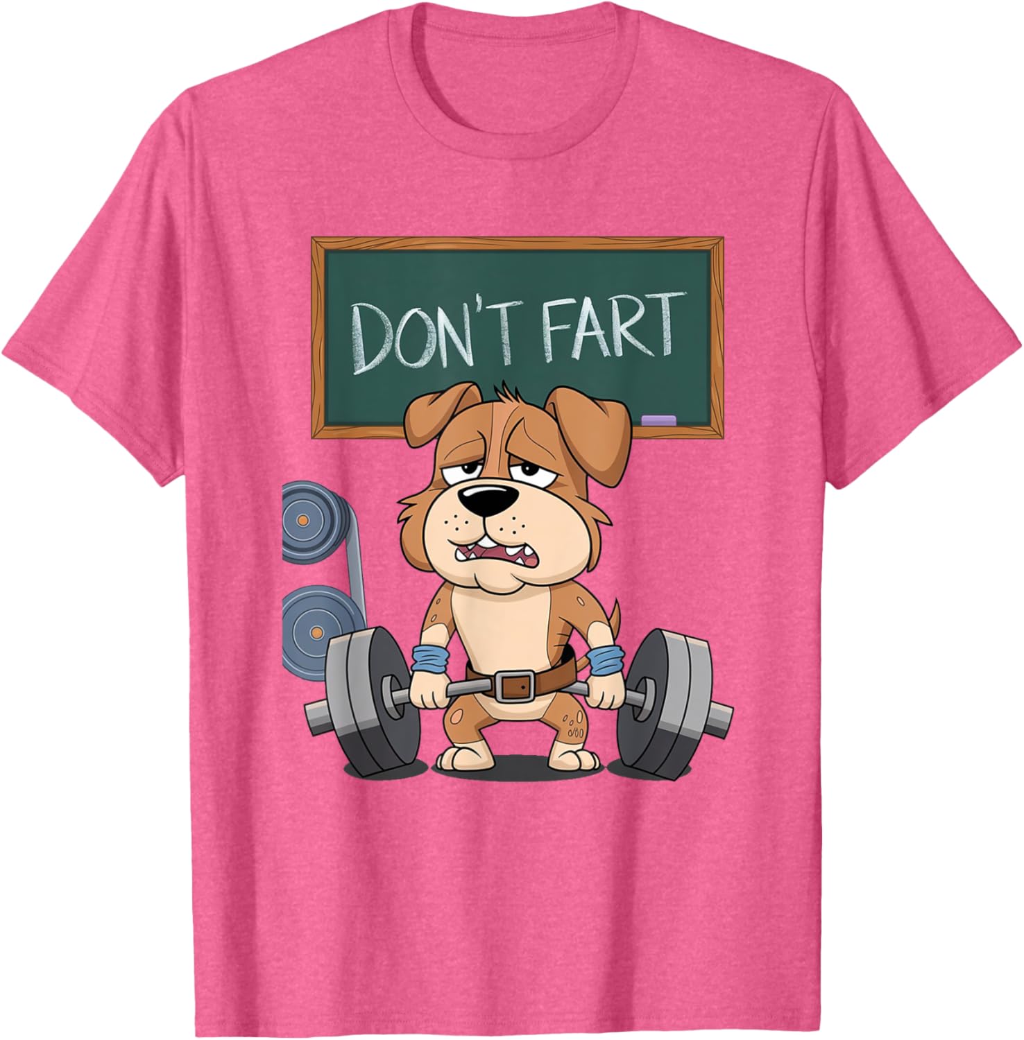 Funny Dog Don't Fart Gym Workout Tee for Men and Women Fitness Lovers - 5