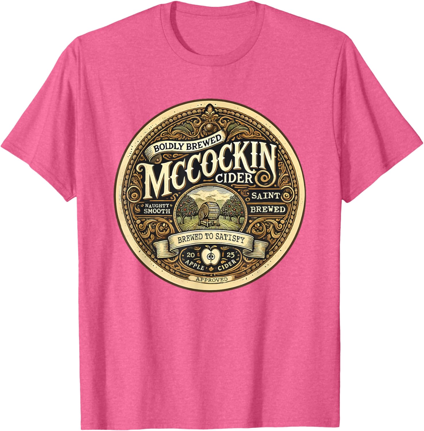 Funny Mccockin Cider St Patricks Day T-Shirt for Adults - Humor Apparel - 9