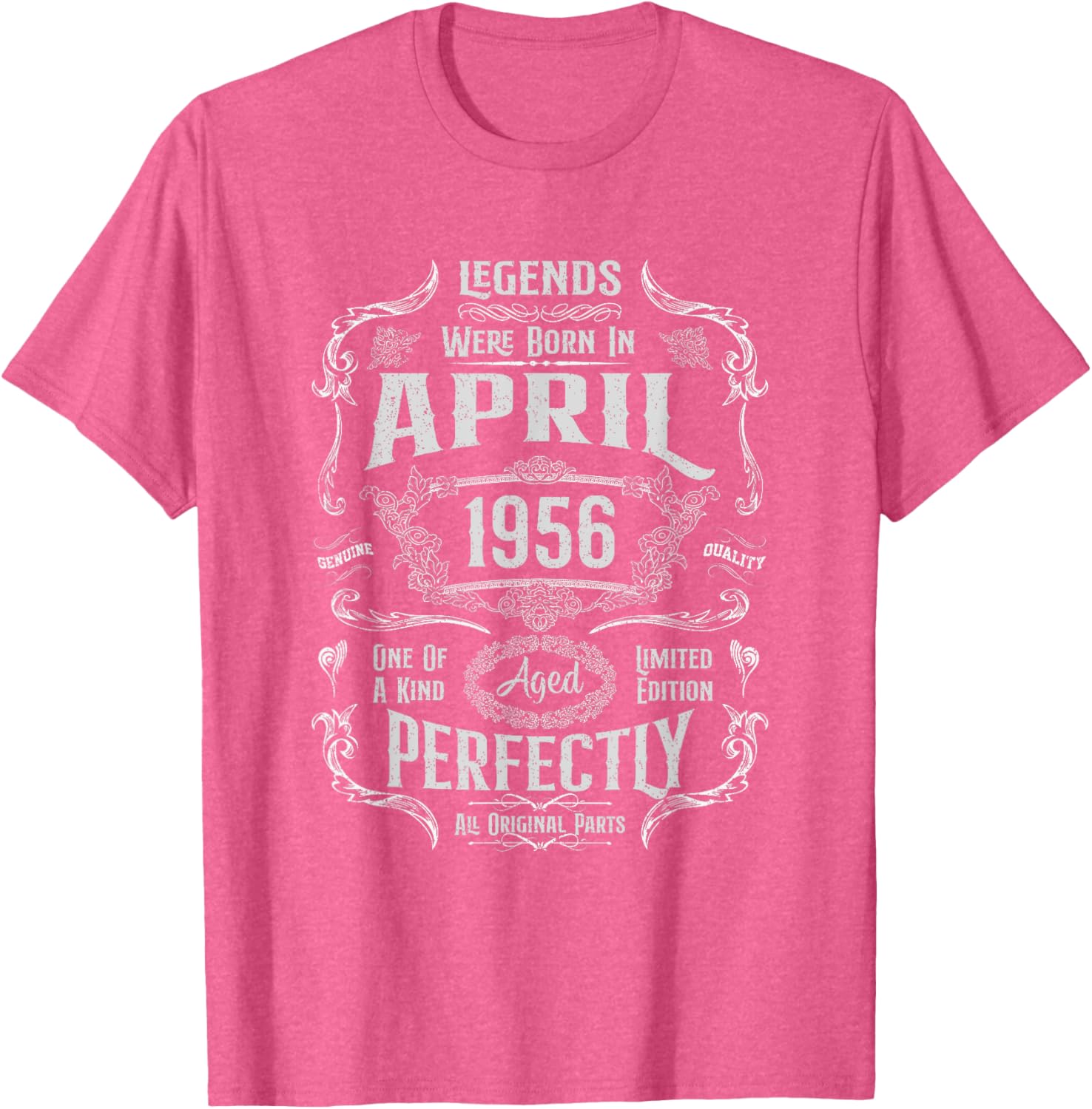 Vintage 69th Birthday Legends April 1956 T-Shirt for Memorable Celebrations - 15