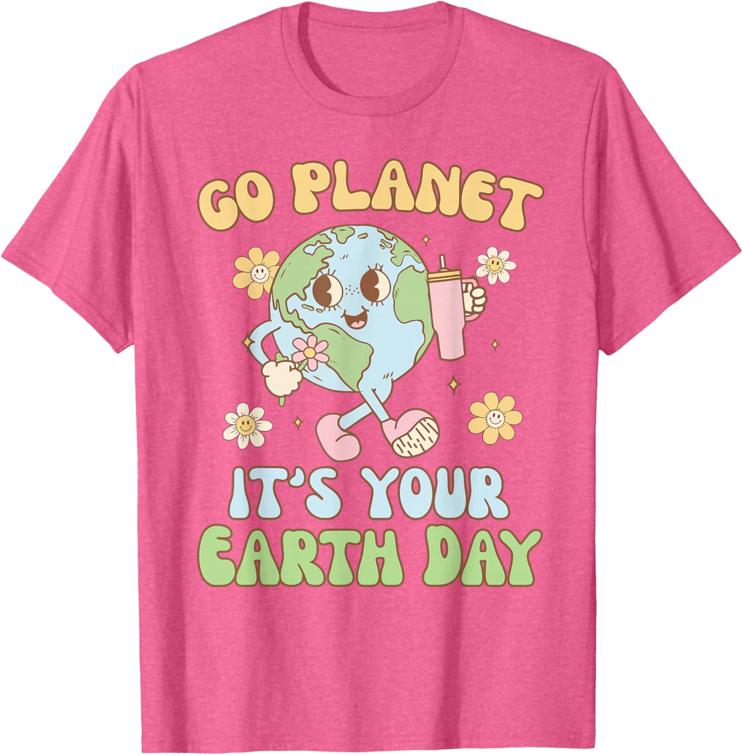 Earth Day 2025 Go Planet T-Shirt for Men, Women, and Kids - 5