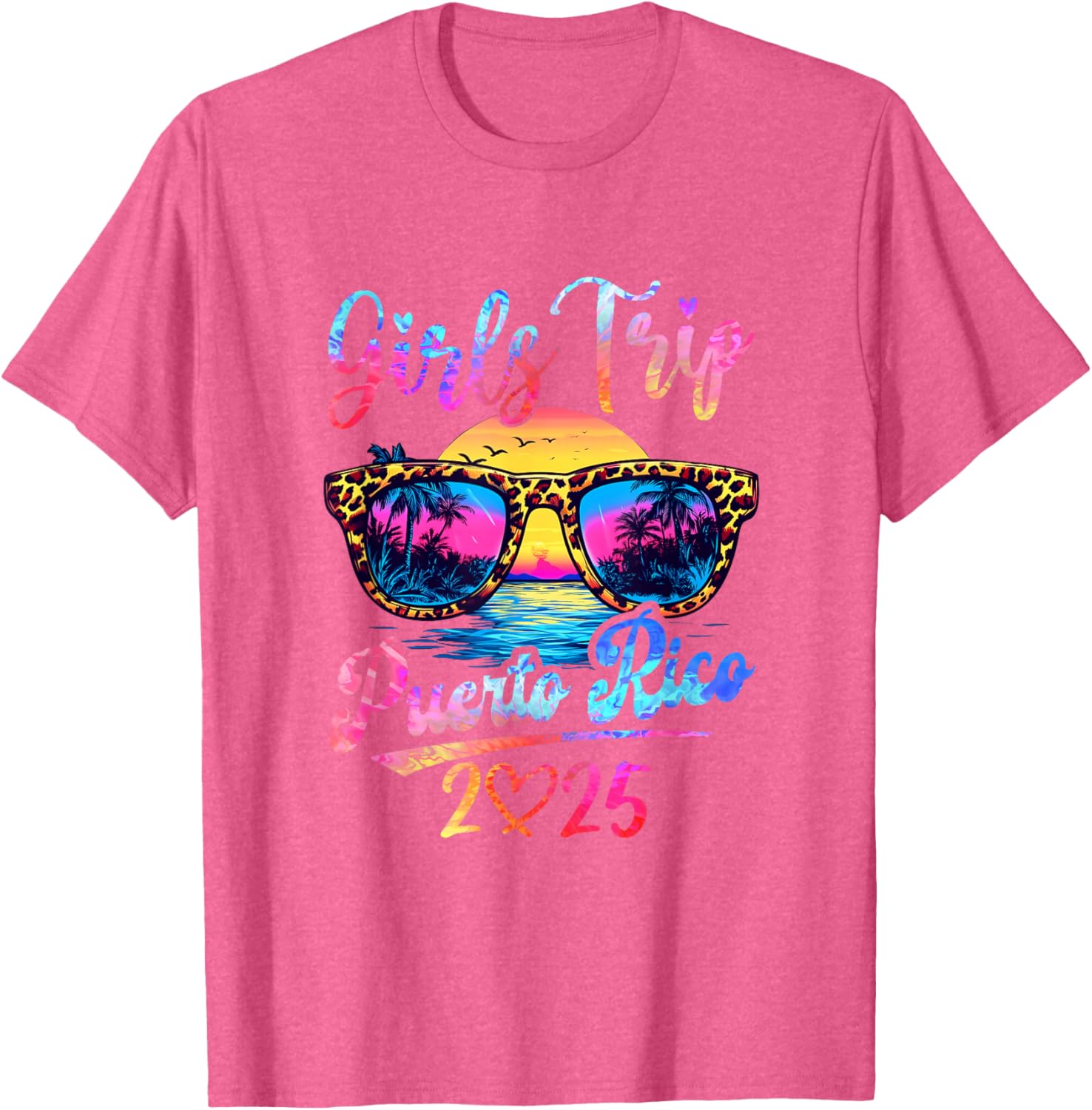 Girls Trip Puerto Rico 2025 Matching T-Shirt for Summer Vacation Fun - 21