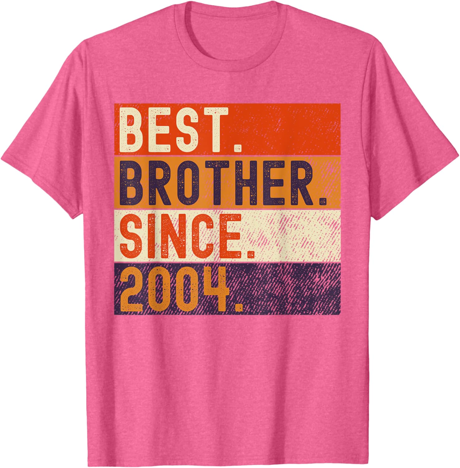 Vintage Best Brother Since 2004 Birthday T-Shirt for Family Celebrations - 14