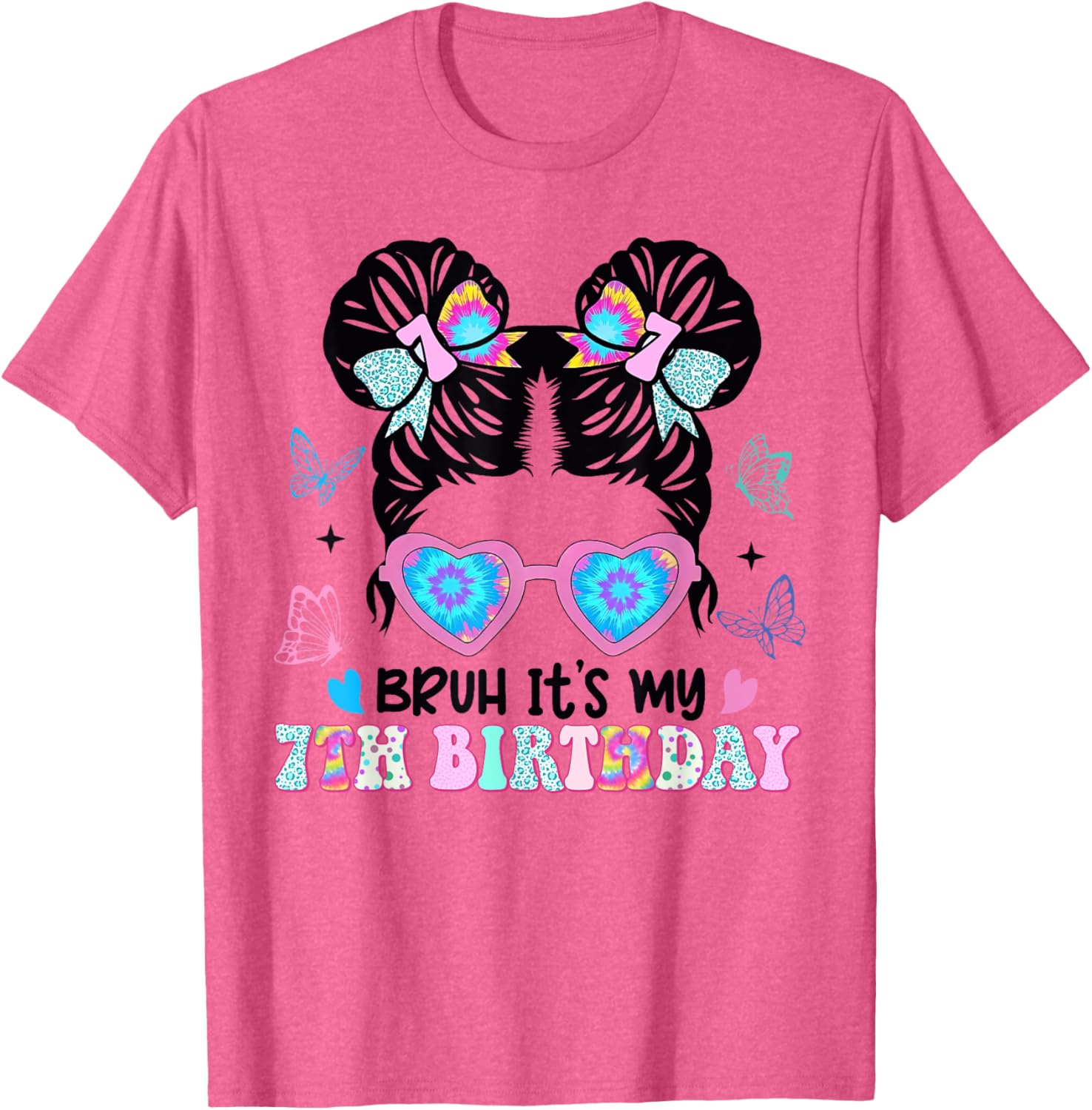 Retro 7th Birthday Girl T-Shirt for Fun Celebrations and Style - 22