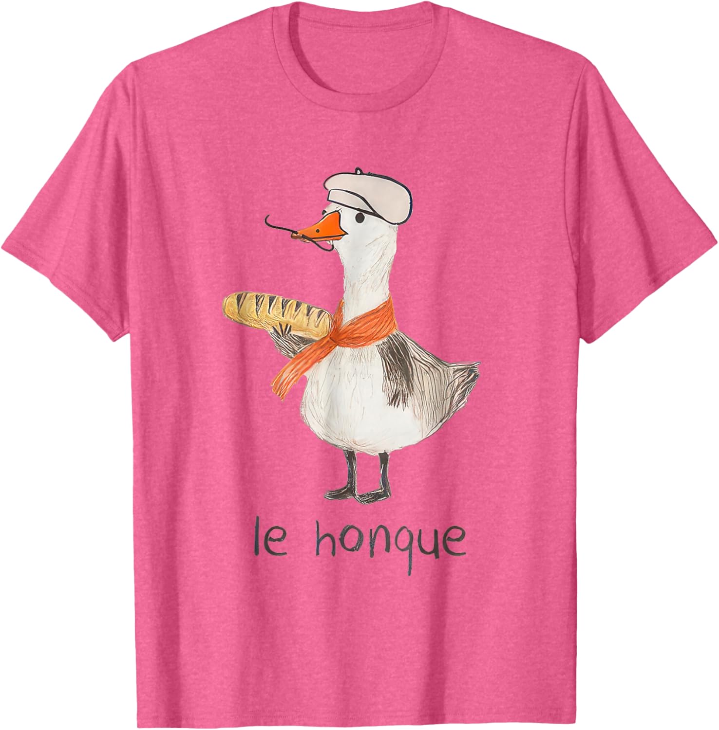 Funny French Goose Shirt Le Honque Casual Tee for Stylish Comfort - 8