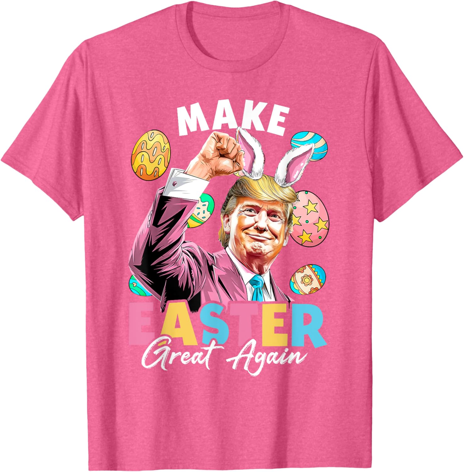 Funny Trump Easter Bunny Hunt T-Shirt for Holiday Fun and Laughter - 10