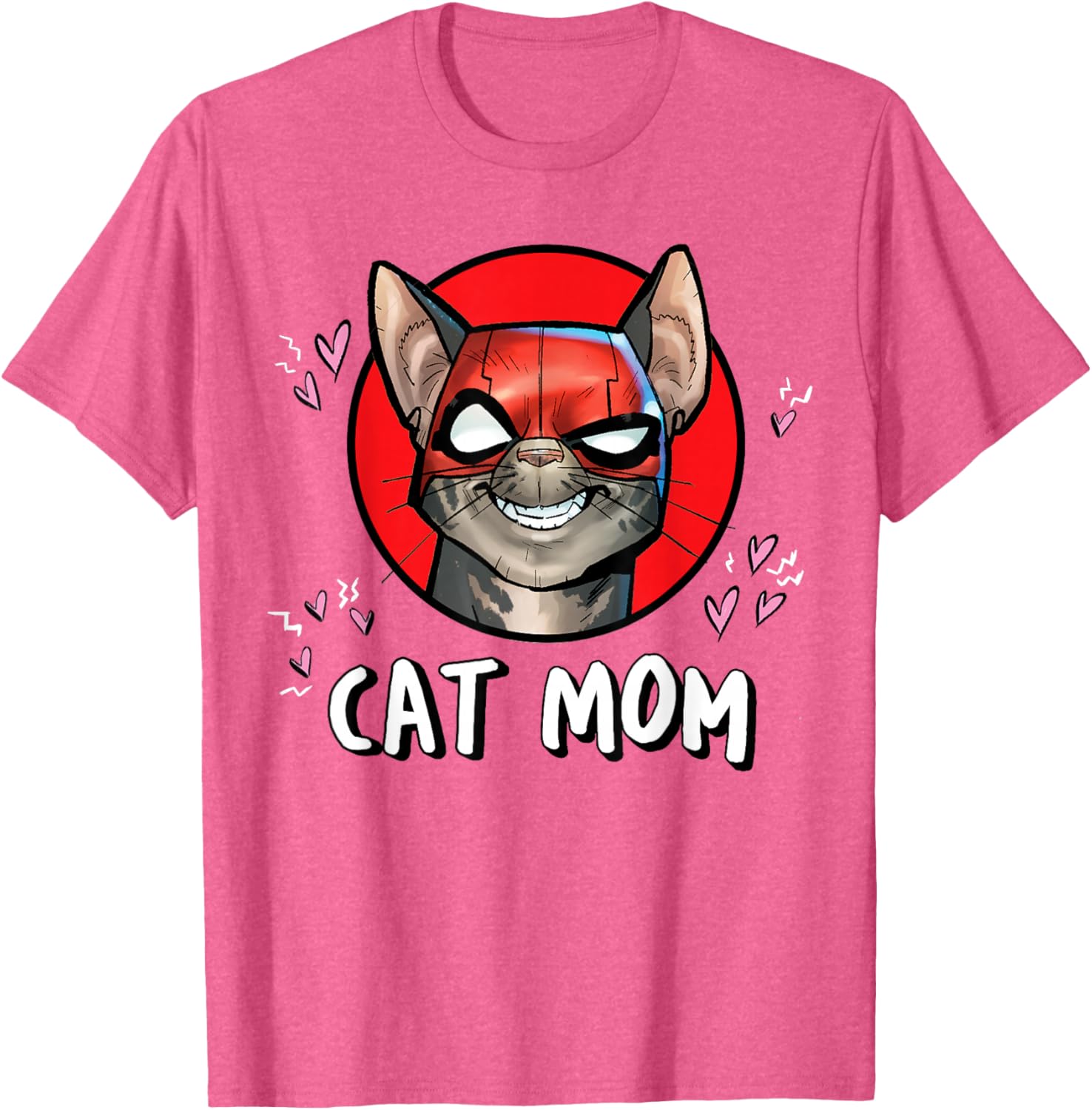 Funny Deadpool Catpool T-Shirt for Cat Moms - Marvel Super Heroes Pet Apparel - 7