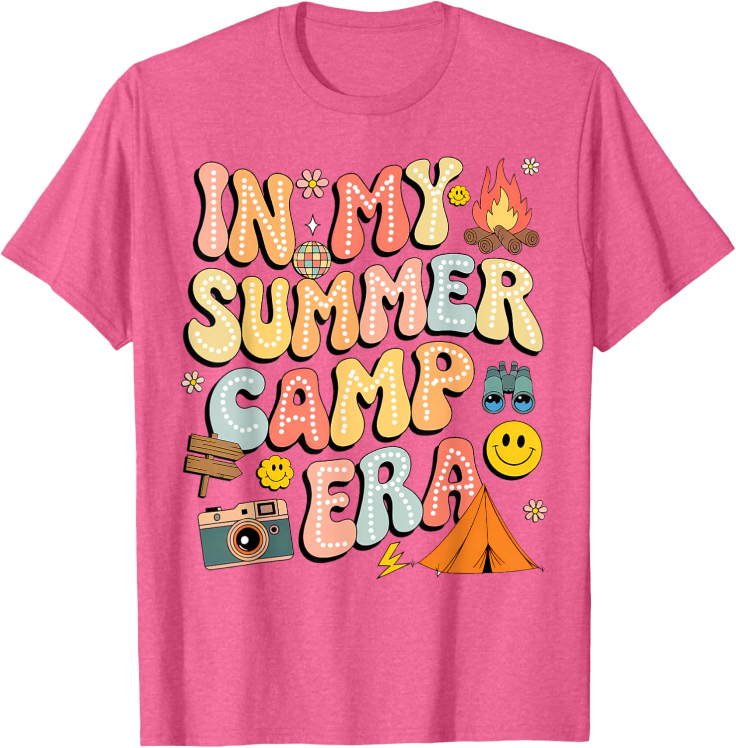 Groovy Summer Camp Crew Last Day of School T-Shirt for Fun Adventures - 4