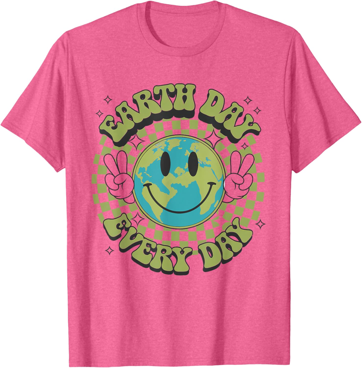 Funny Earth Day Everyday Hippie Planet T-Shirt for Men and Women - 25