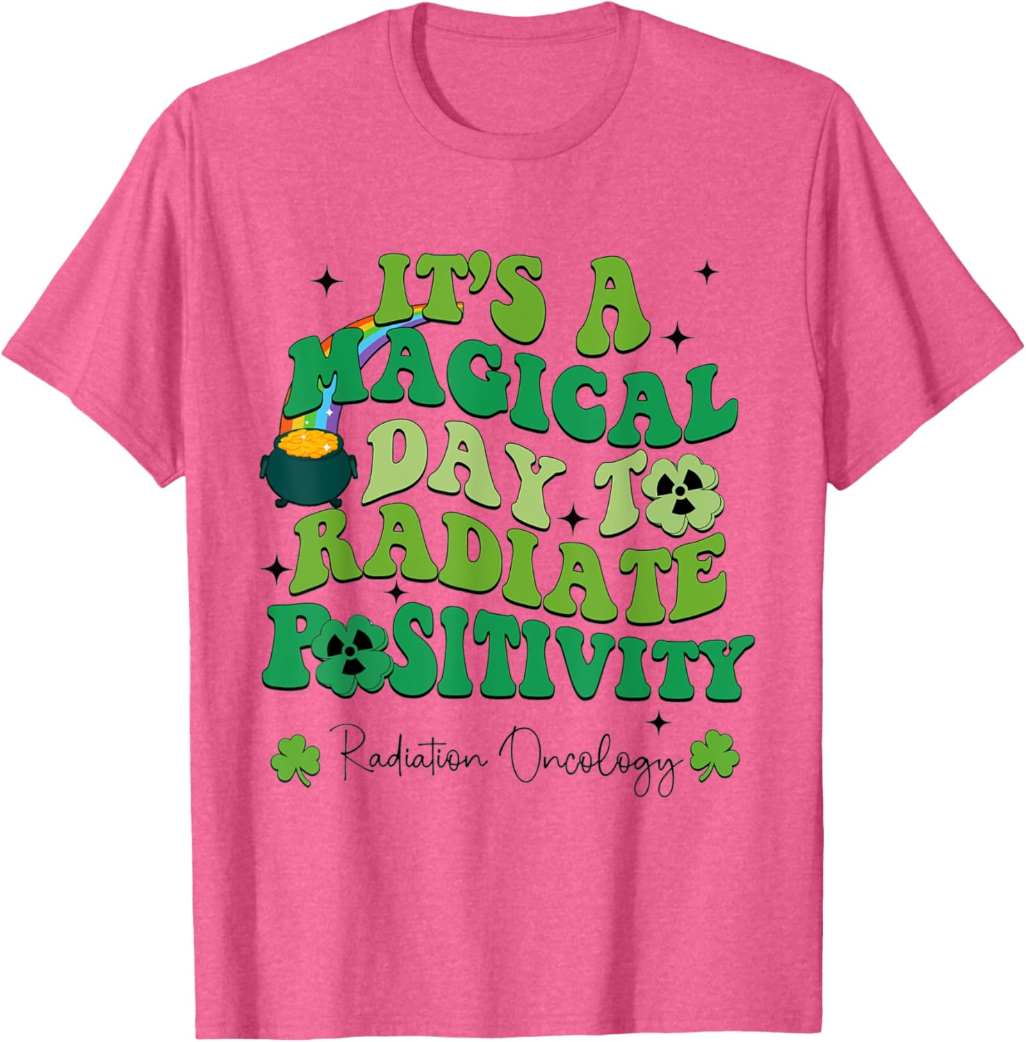 Radiate Positivity with Our Magical St Patricks Radiation Oncology T-Shirt - 2