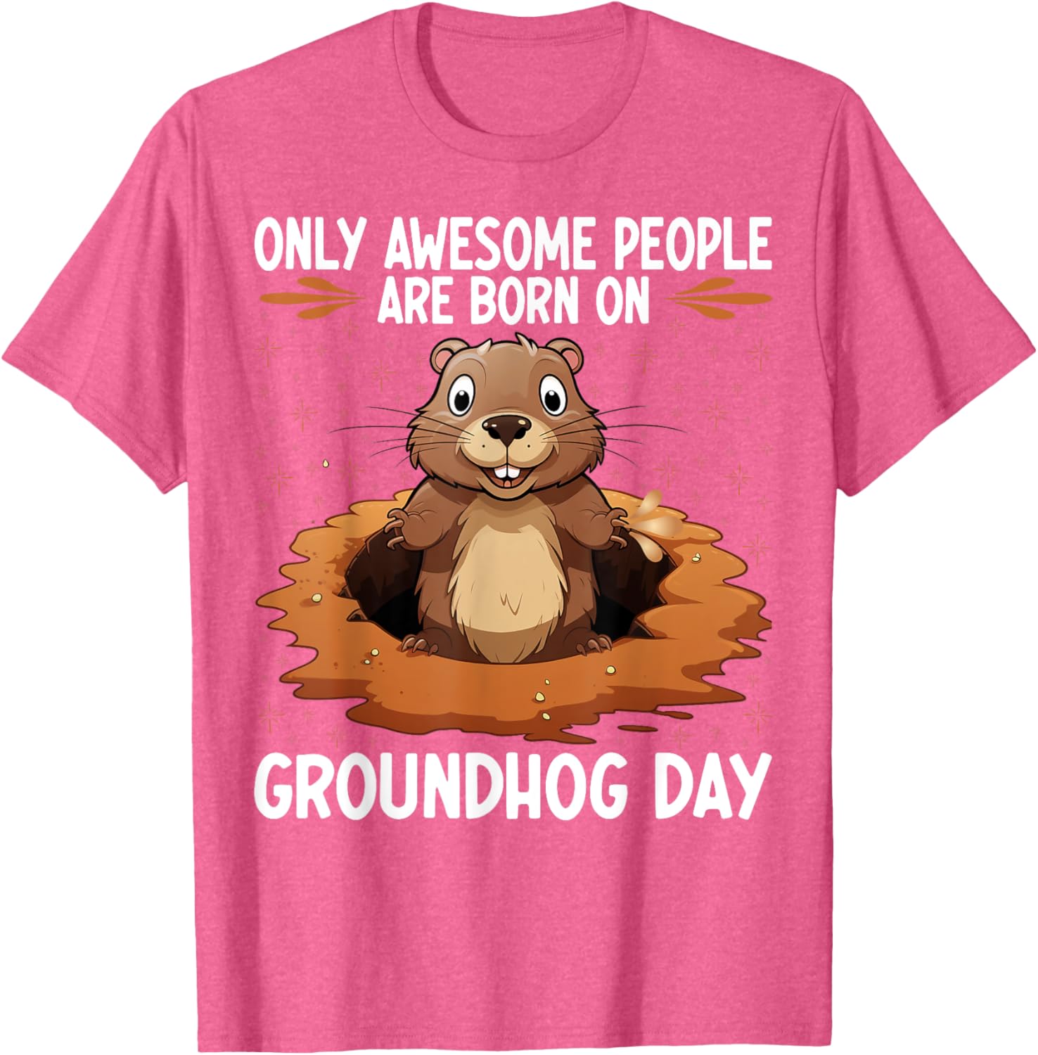 Funny Groundhog Day Birthday T-Shirt for Unique Celebrations - 4
