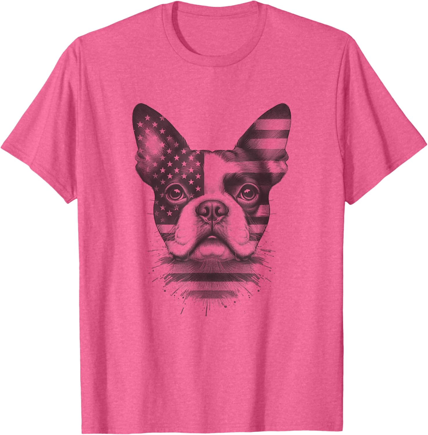 Boston Terrier American Flag 4th of July T-Shirt for Dog Lovers - 11