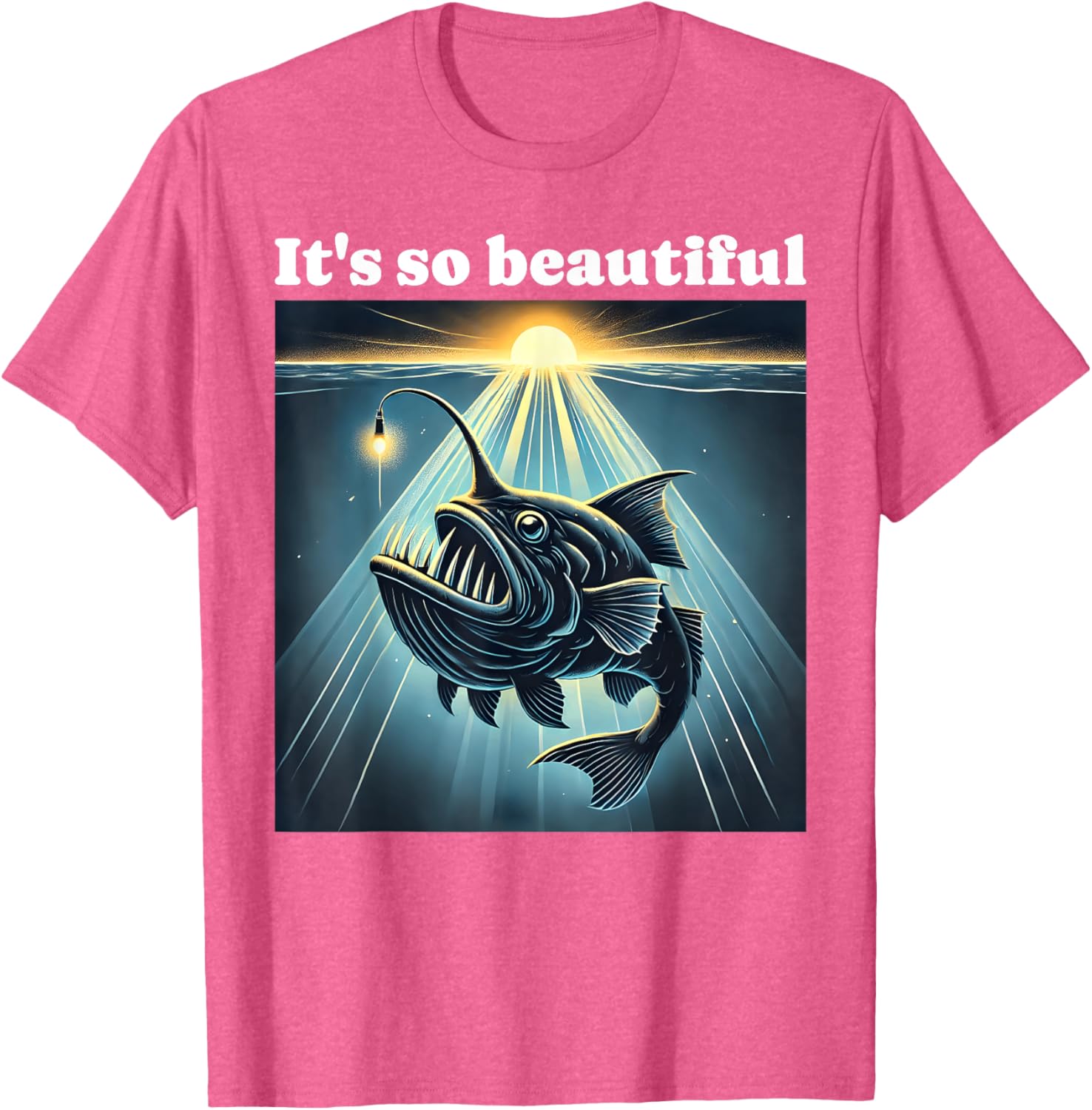 Anglerfish Found The Light T-Shirt for Ocean Lovers and Fishing Fans - 3