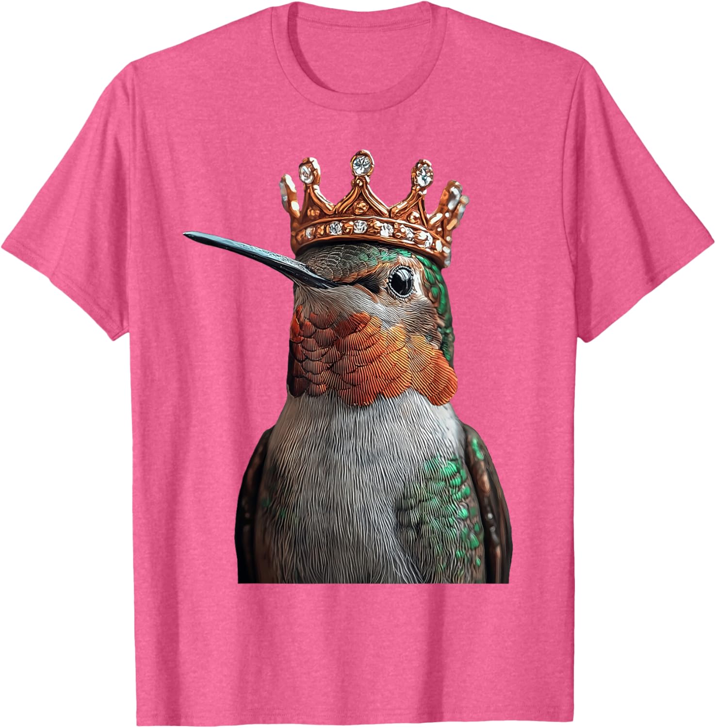 Hummingbird Crown T-Shirt for Nature Lovers - Stylish and Comfortable Design - 3