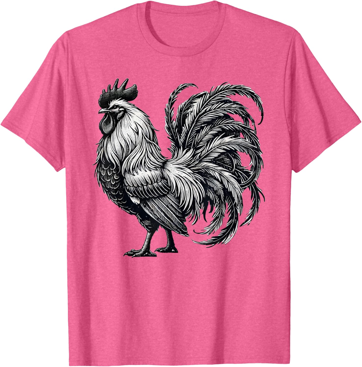 Rooster Chicken Art T-Shirt for Unique Style Lovers - 19