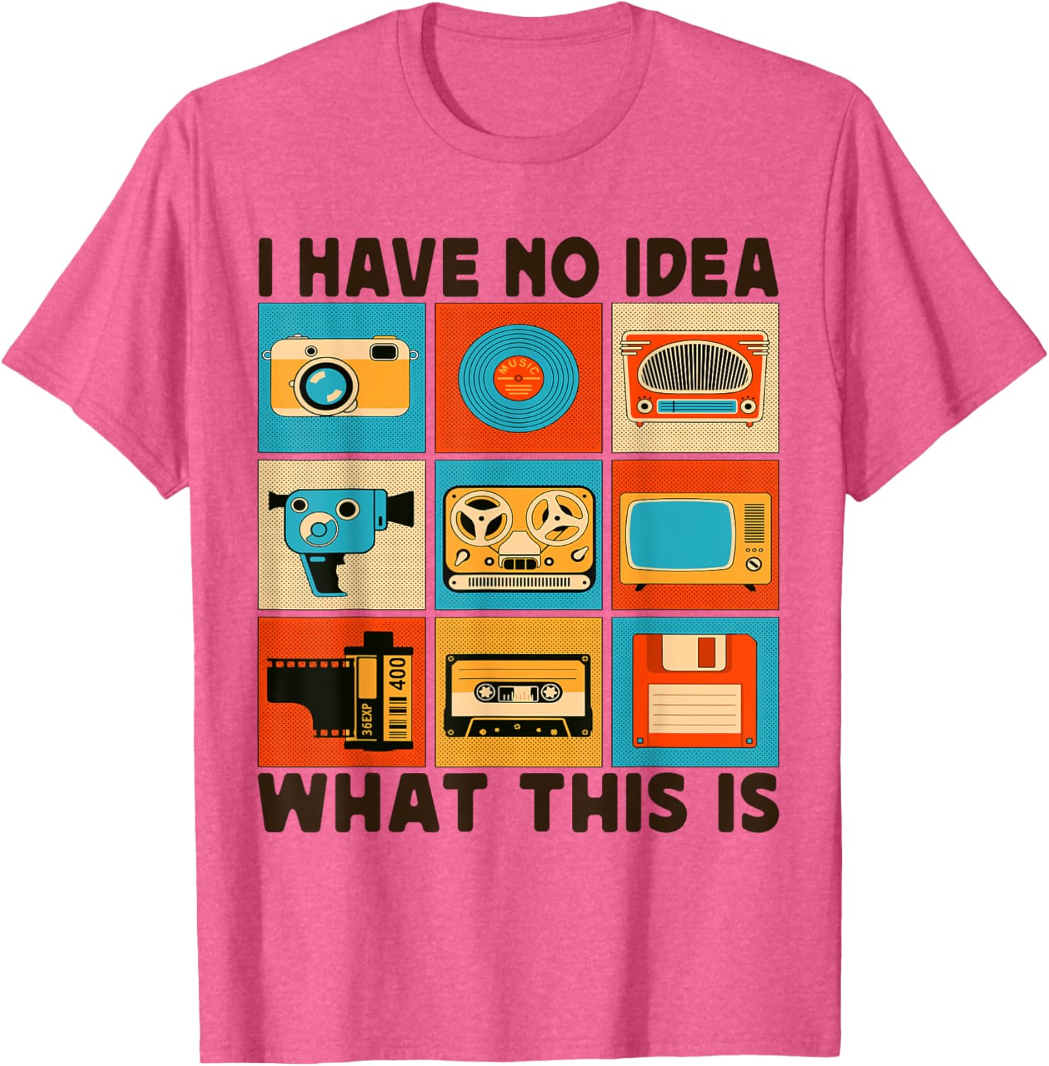 Retro I Have No Idea What This Is T-Shirt for Men Women Kids 70s 80s 90s - 20