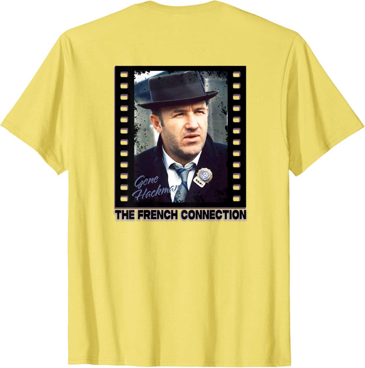 Gene Hackman Back Printed T-Shirt for Cool Casual Style and Comfort - 19