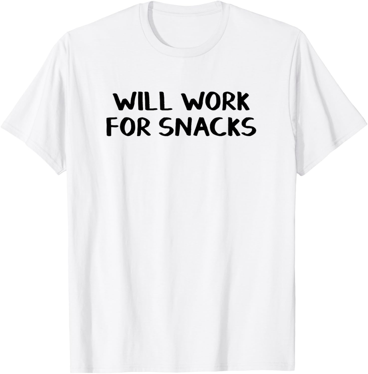 Will Work For Snacks T-Shirt Fun Graphic Tee for Food Lovers - 8