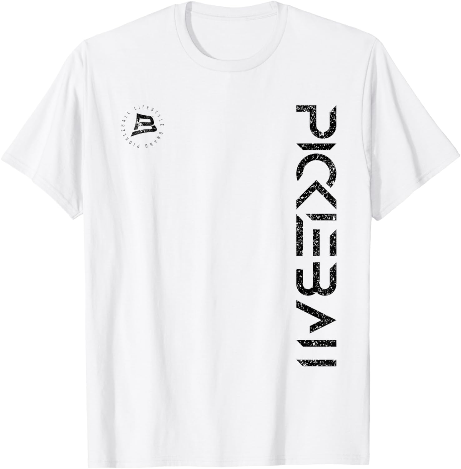 Distressed Black Pickleball T-Shirt for Ultimate Sports Comfort and Style - 3