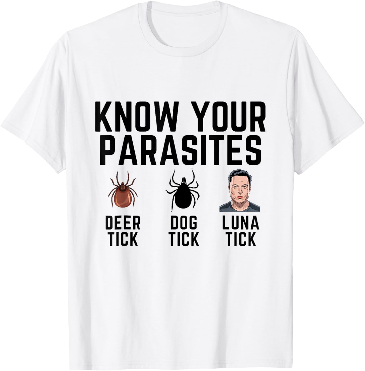 Know Your Parasites Anti Lunatic Doge T-Shirt for Fun Pet Lovers - 4