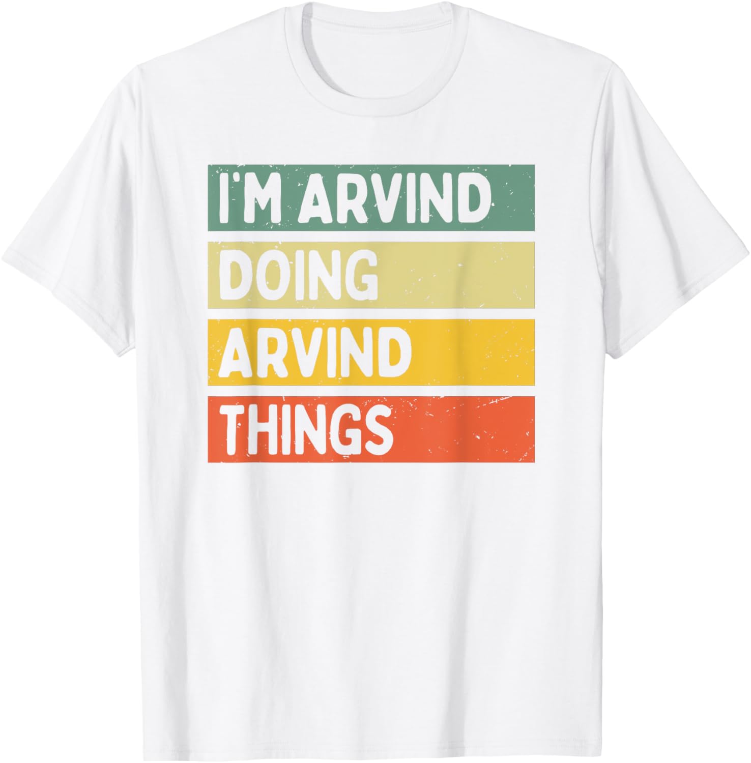 Funny Personalized I'm Arvind Doing Arvind Things T-Shirt for Men and Women - 2