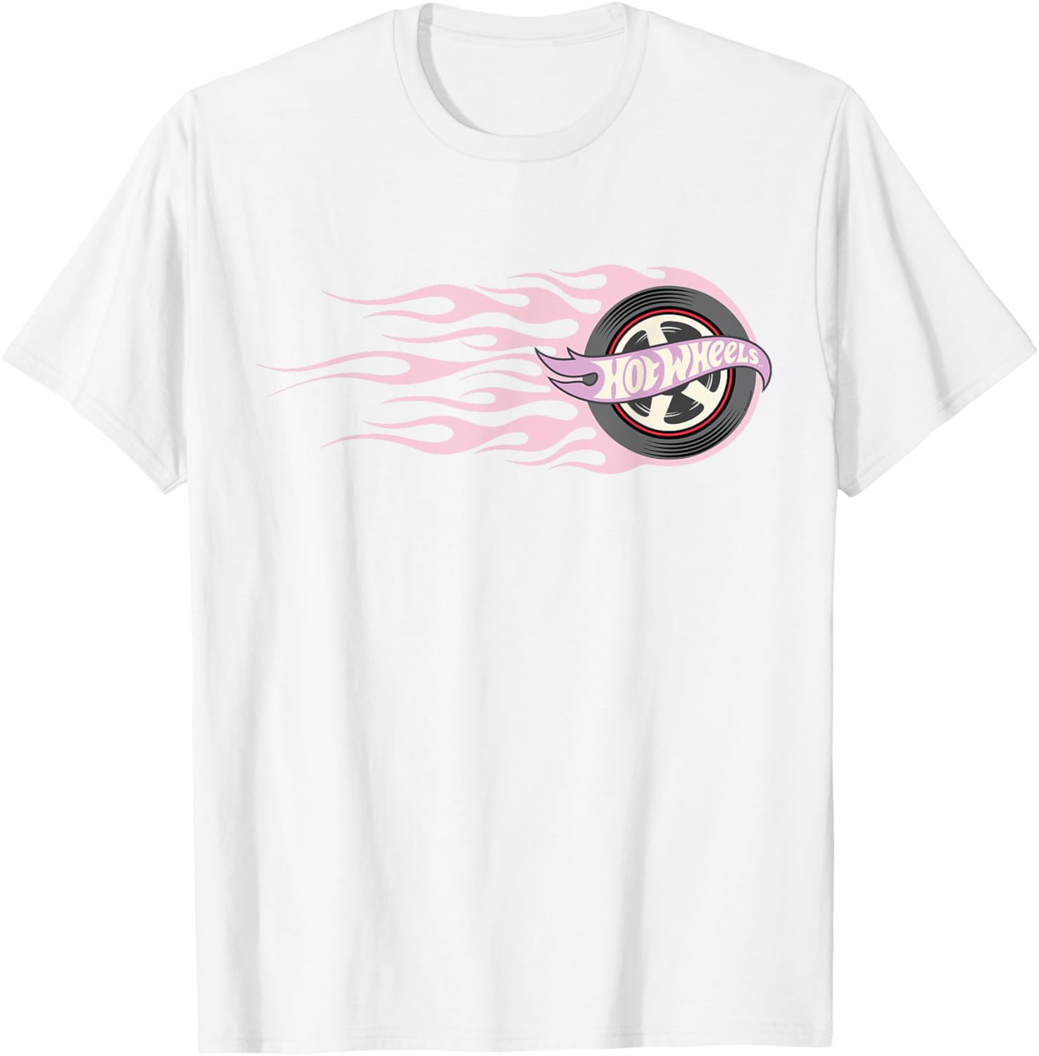 Hot Wheels Pink Flaming Tire T-Shirt for Fun and Stylish Adventures - 3