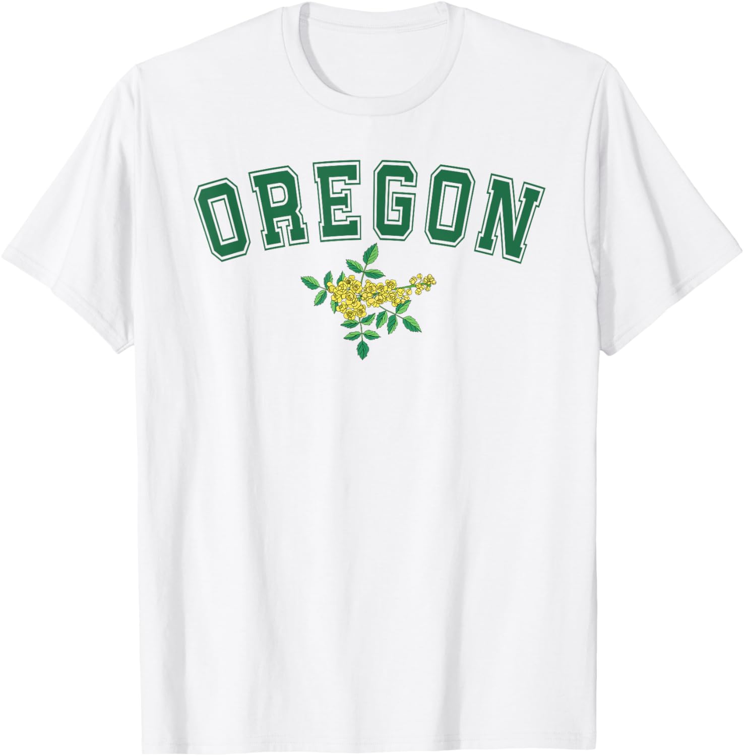 Oregon Flower T-Shirt Comfortable Casual Wear for Nature Lovers - 6
