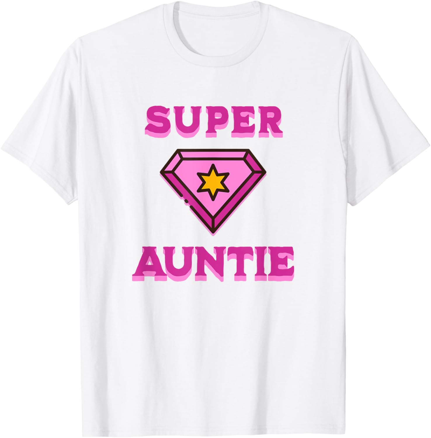 Funny Super Auntie T-Shirt for Mother's Day Gift - Cute and Comfy Apparel - 4