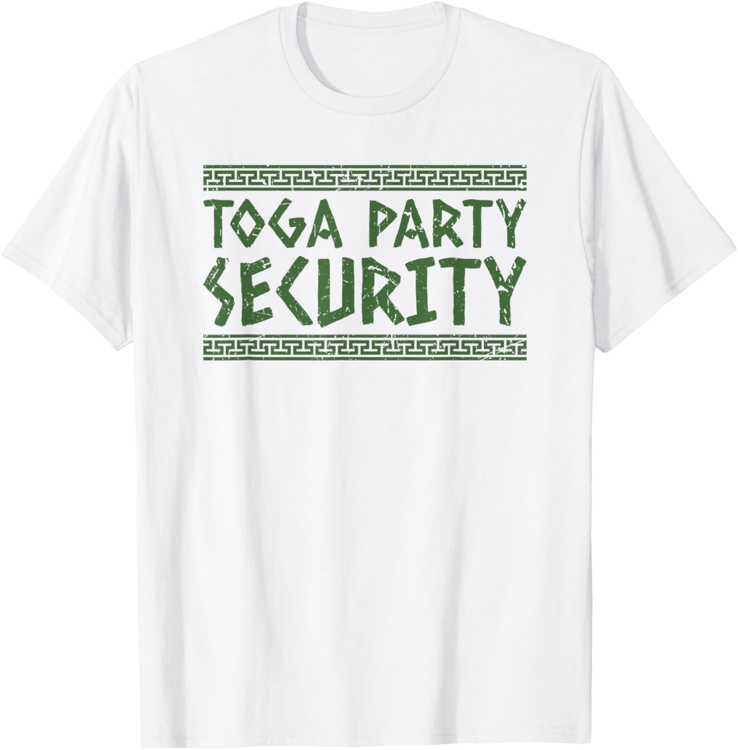 Toga Party Security Greek Costume T-Shirt for Fun Celebrations - 1