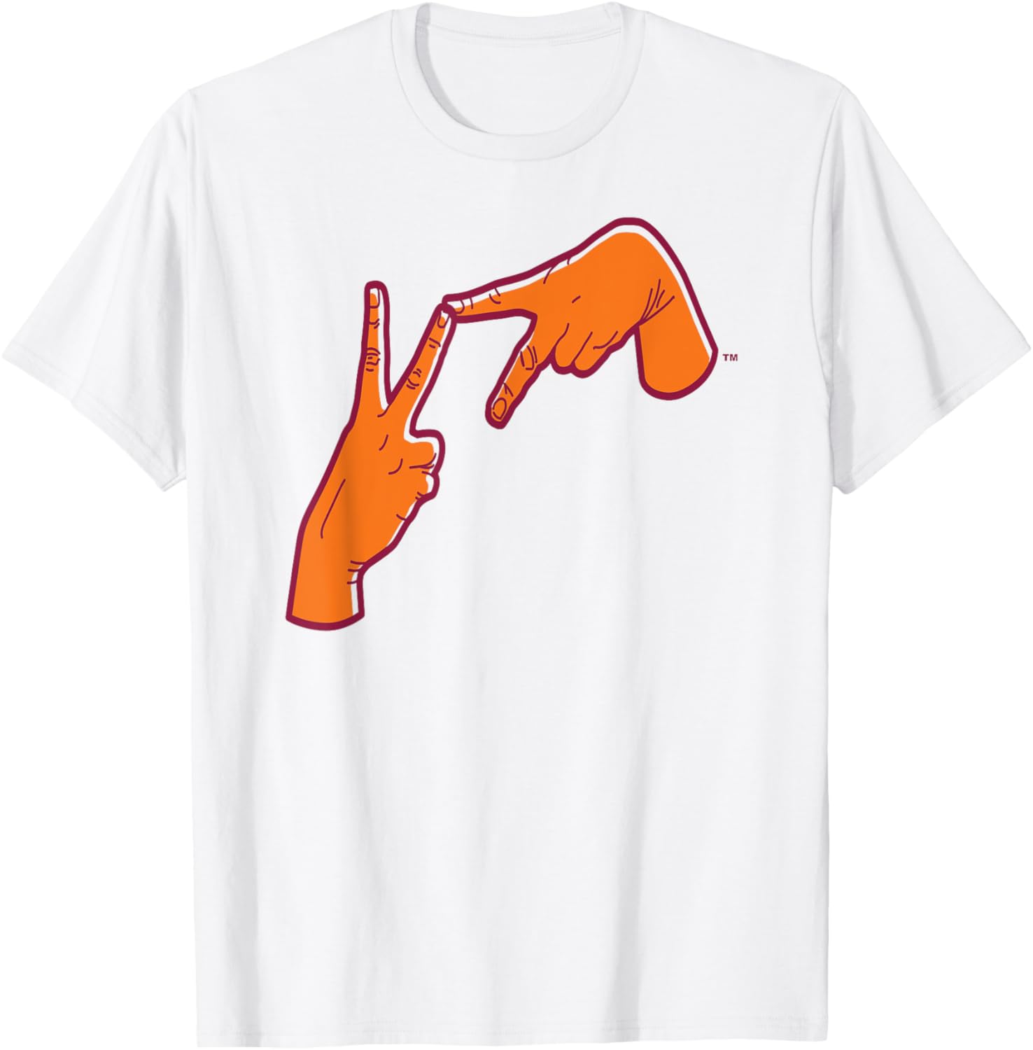 Virginia Tech Hokies VT Hand Signal T-Shirt for Sports Fans and Outdoors - 1