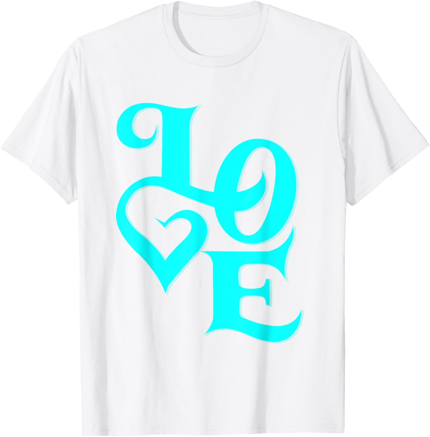 Stylish Turquoise Graphic T-Shirt Perfect for Fashionable Outfits - 17