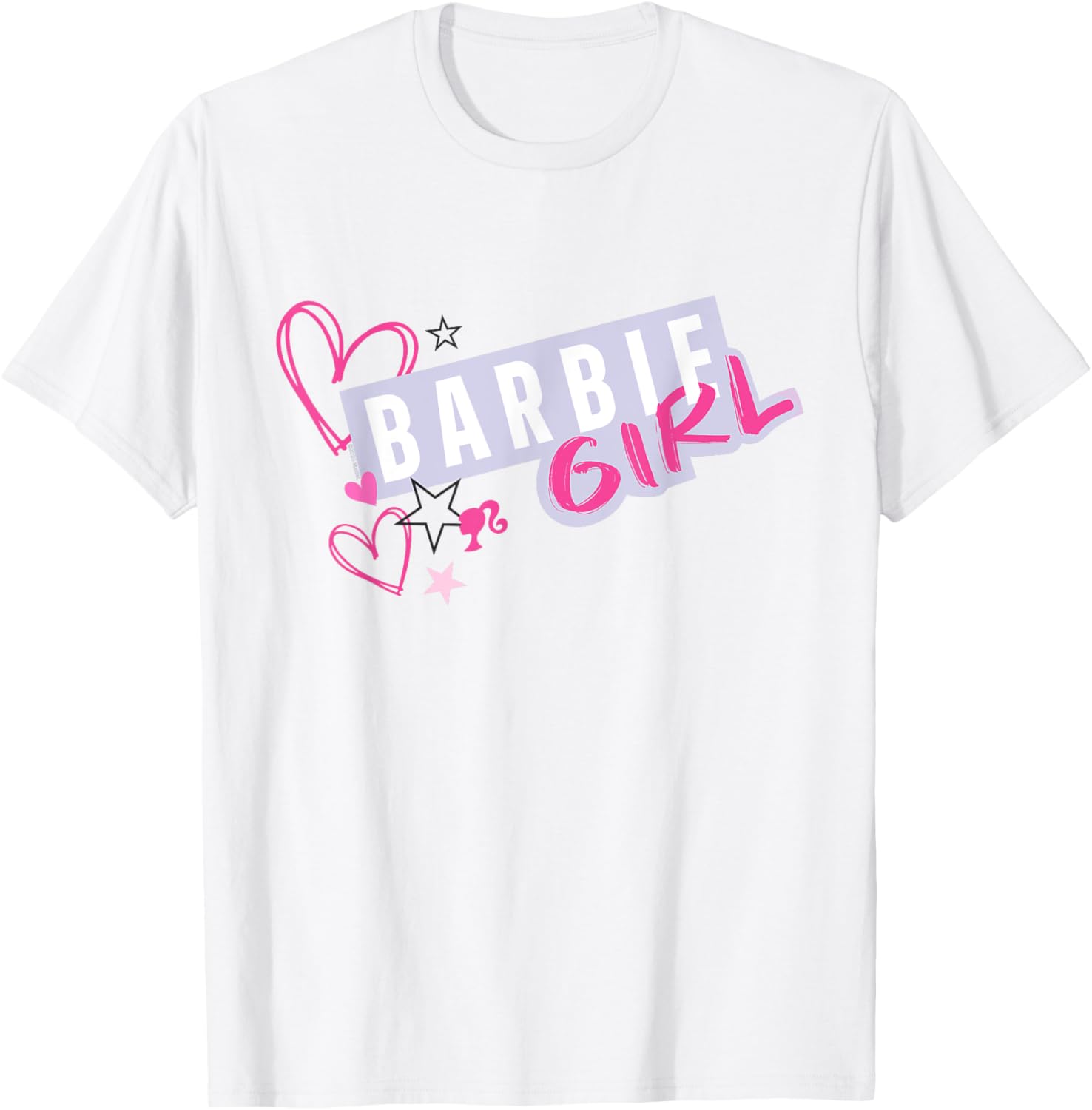 Barbie Girl and Hearts T-Shirt for Fun Fashionable Outfits - 4