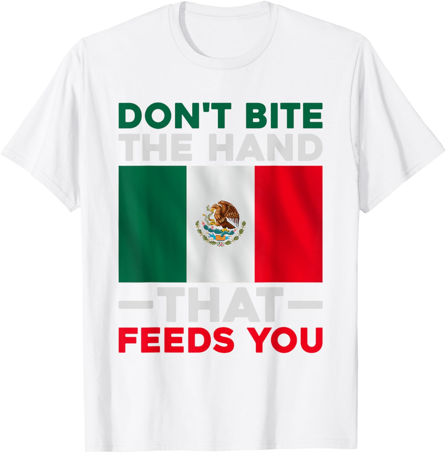 Don't Bite the Hand That Feeds You Immigration Ice Raids T-Shirt - 23