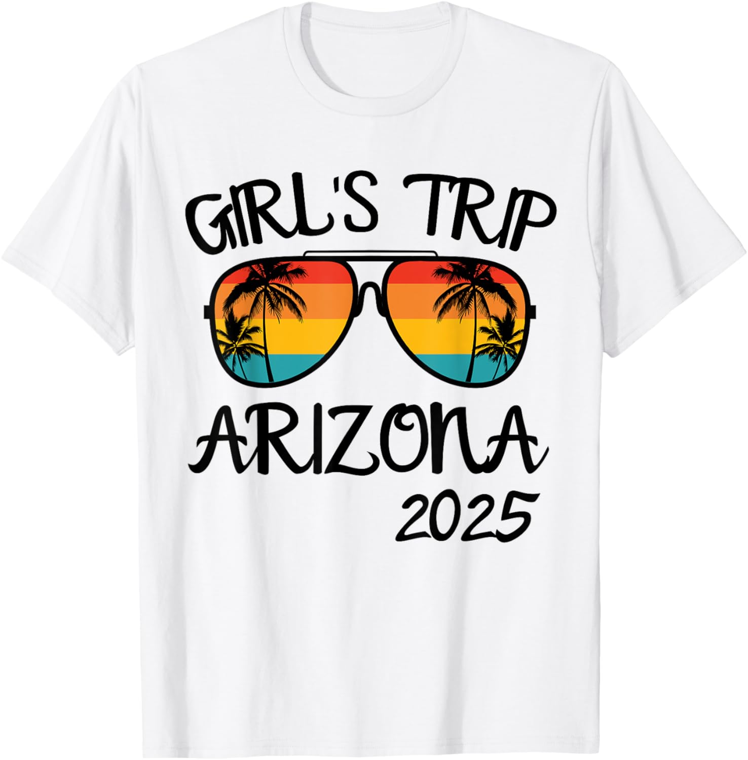 Girls Trip Arizona 2025 Summer Vacation Matching T-Shirt for Fun Adventures - 1
