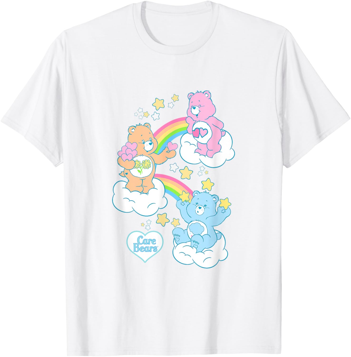 Care Bears Rainbow Kingdom Original Bear T-Shirt for Fun Stylish Wear - 3
