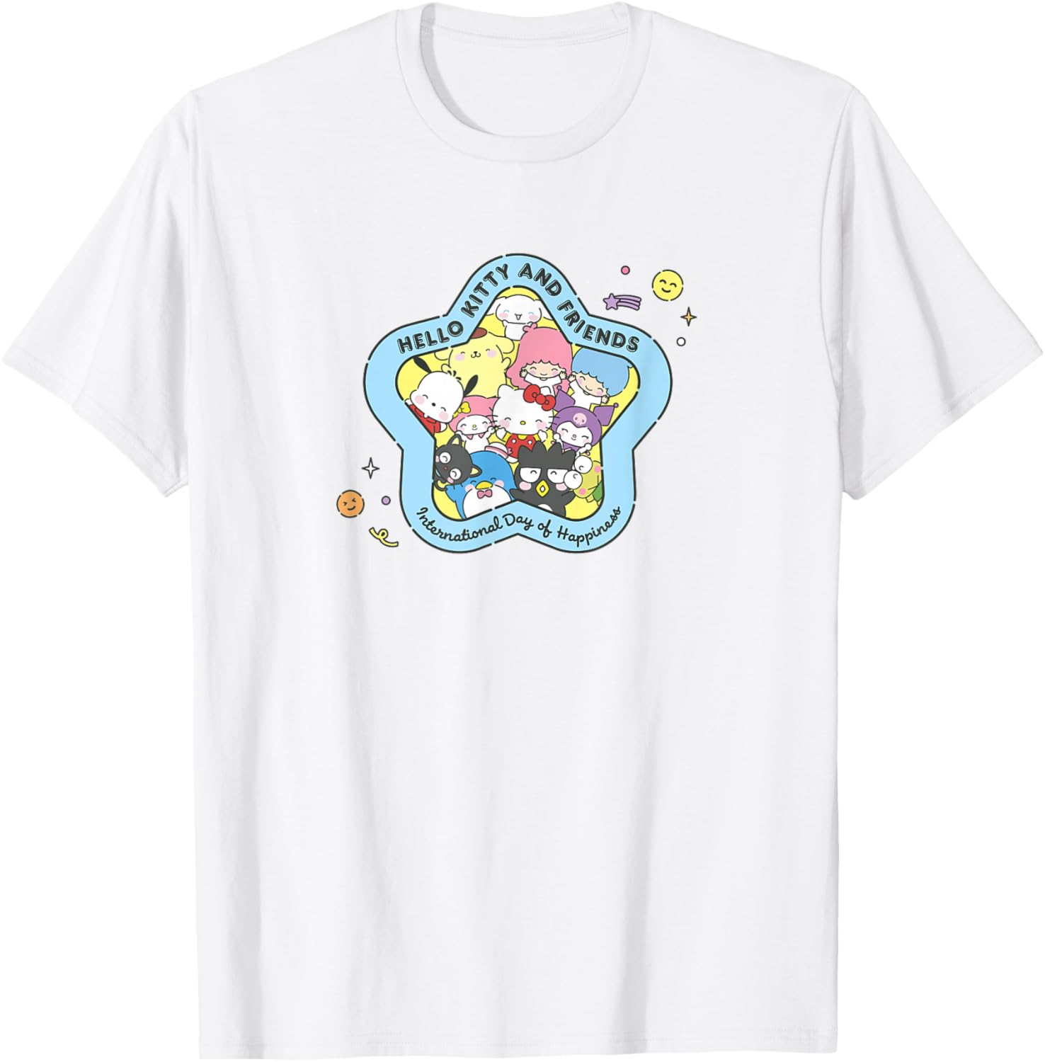 Hello Kitty and Friends 2025 International Day of Happiness T-Shirt - 1