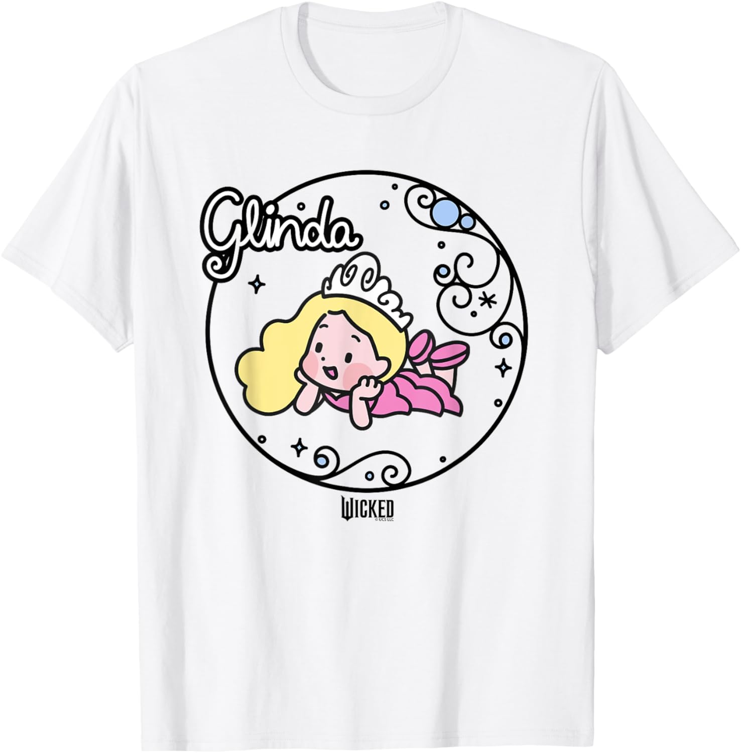 Wicked Glinda Daydreaming Cartoon T-Shirt for Fun Fashion Lovers - 2