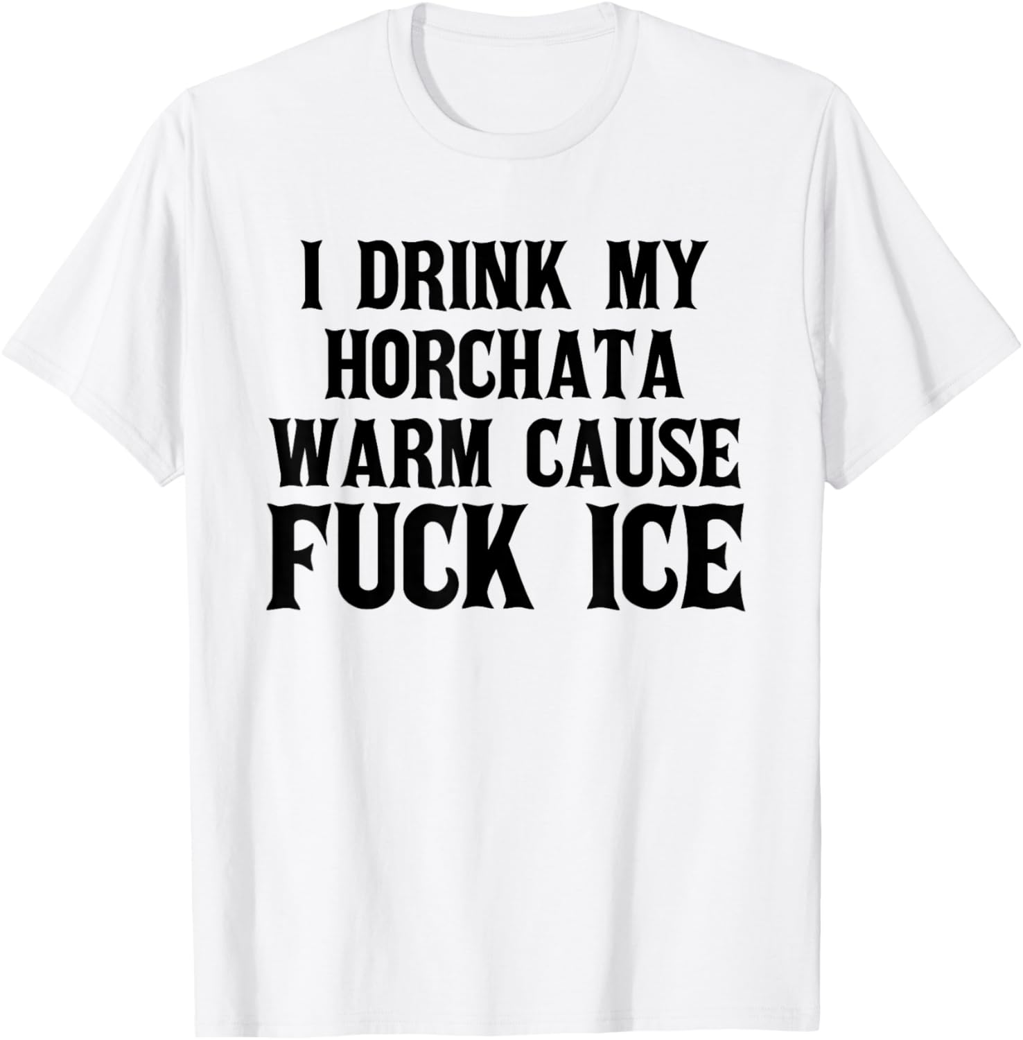 Warm Horchata Protest T-Shirt - Unique Ice Deportation Statement Apparel - 3