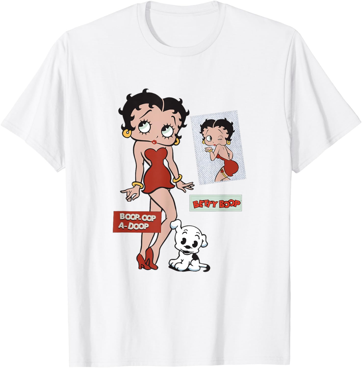 Betty Boop Picture Perfect Patches T-Shirt for Fun Fashion Lovers - 20