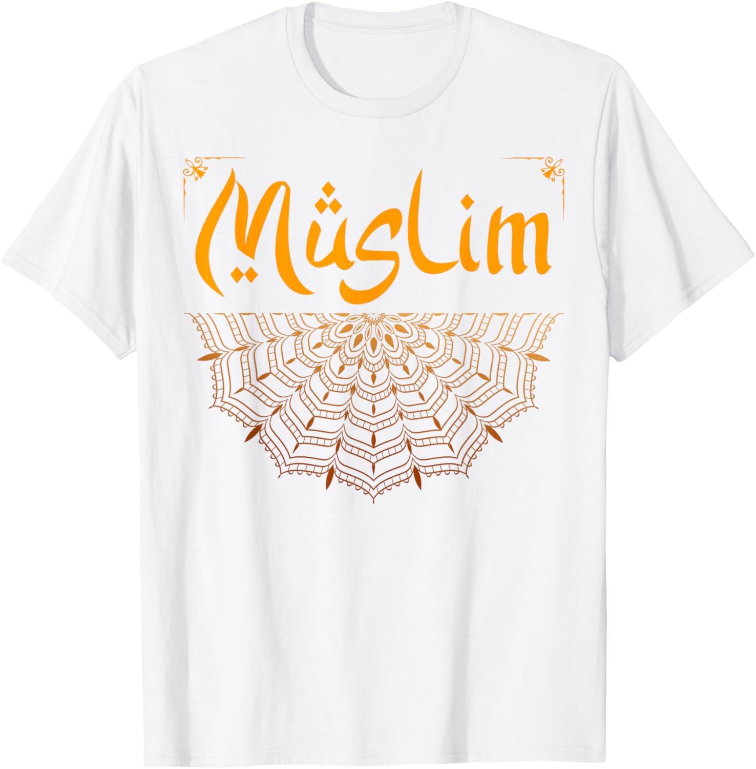 Muslim Mandala Arabic Art T-Shirt for Men and Women – Stylish Islamic Design - 7