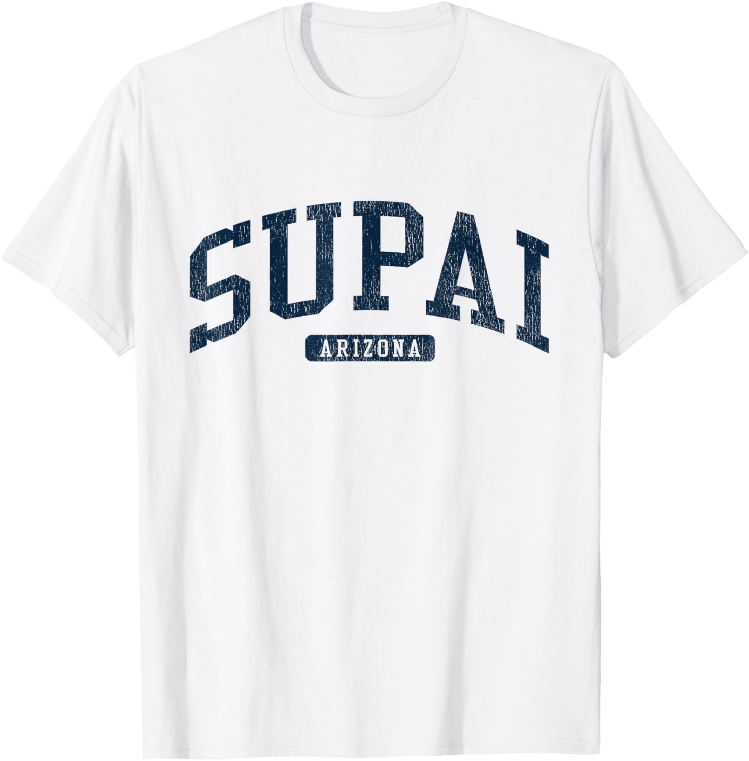 Supai Arizona College University Style Blue T-Shirt for a Casual Look - 13