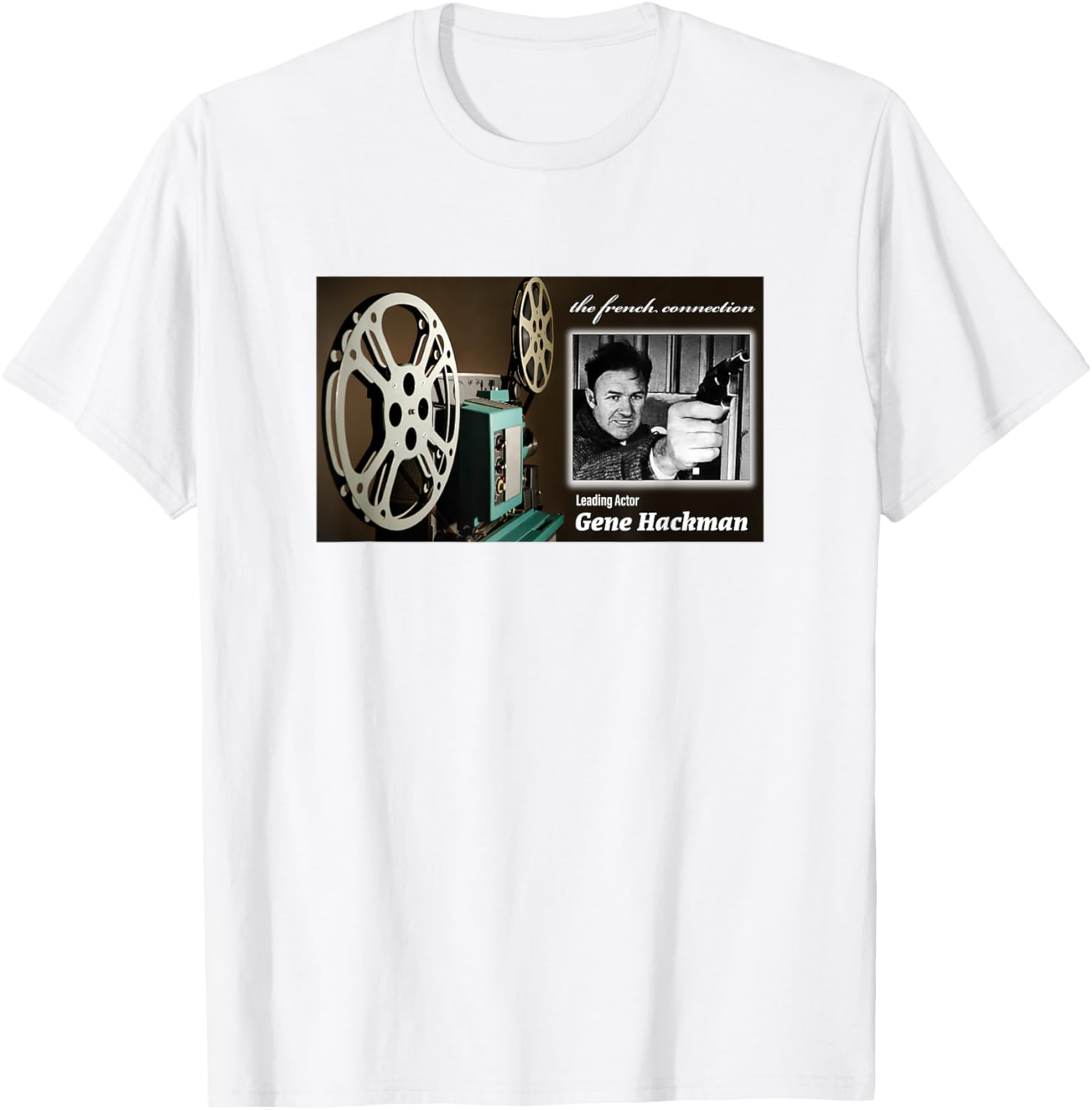 Gene Hackman T-Shirt for Fans Stylish Comfortable Clothing Shoewear - 10