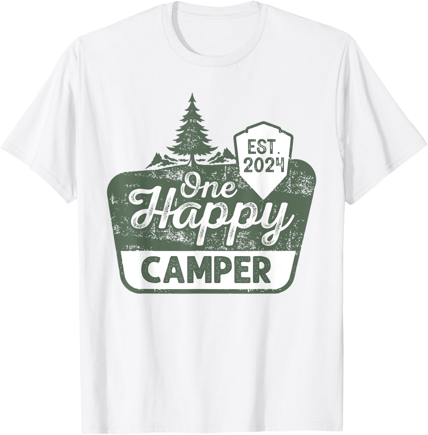 One Happy Camper Matching Family Birthday T-Shirt for Fun Celebrations - 12